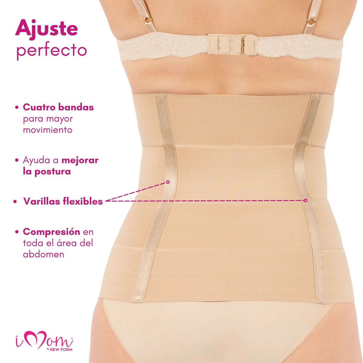 New Form Faja Postparto Y PostCirugia Envolvente Larga Abdomen Completo