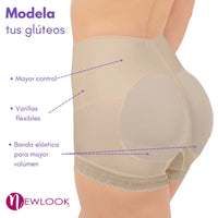 New Look Panty Faja Modeladora De Glúteos Con Banda Elástica Abdominal