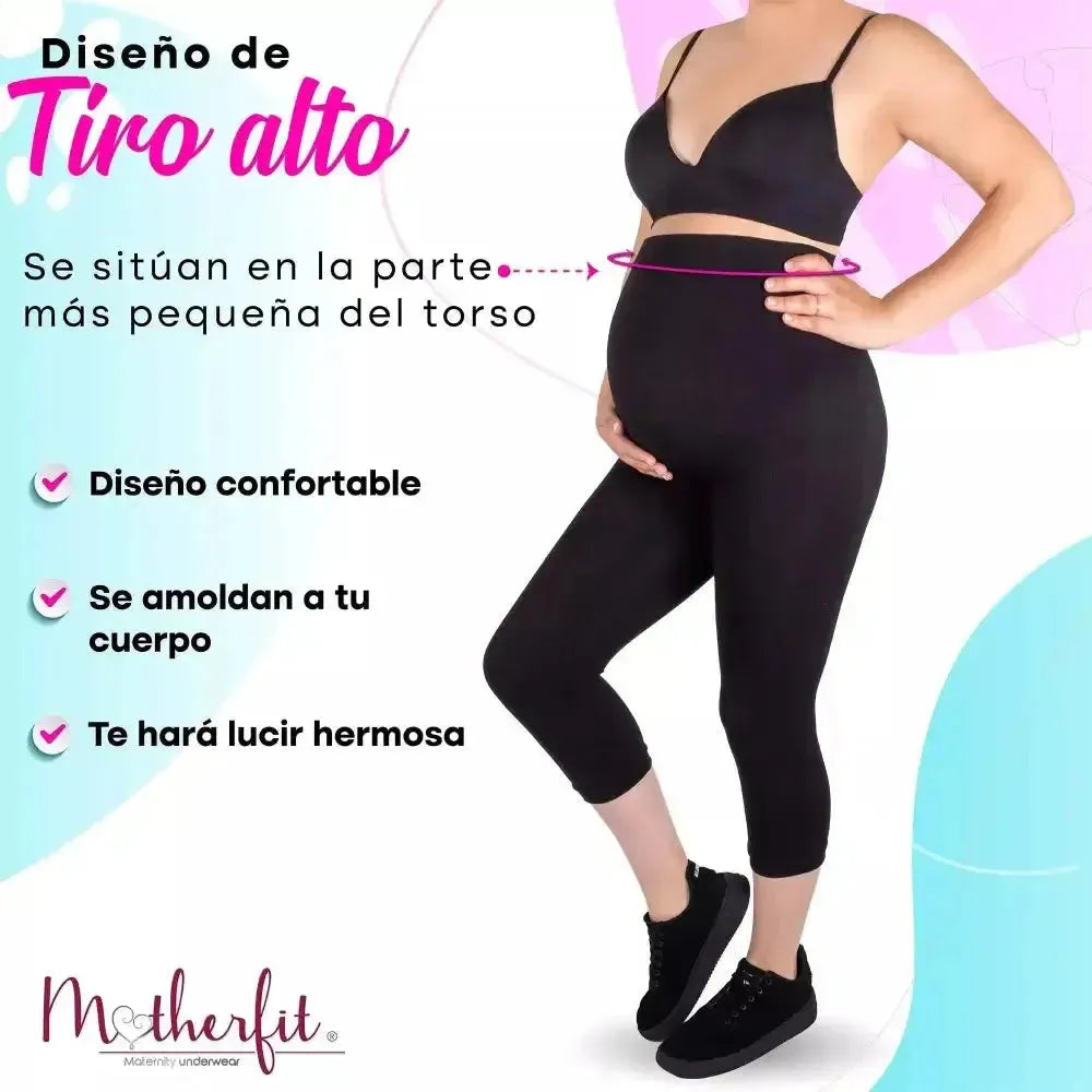 Capri para embarazadas Motherfit, Fajasymas