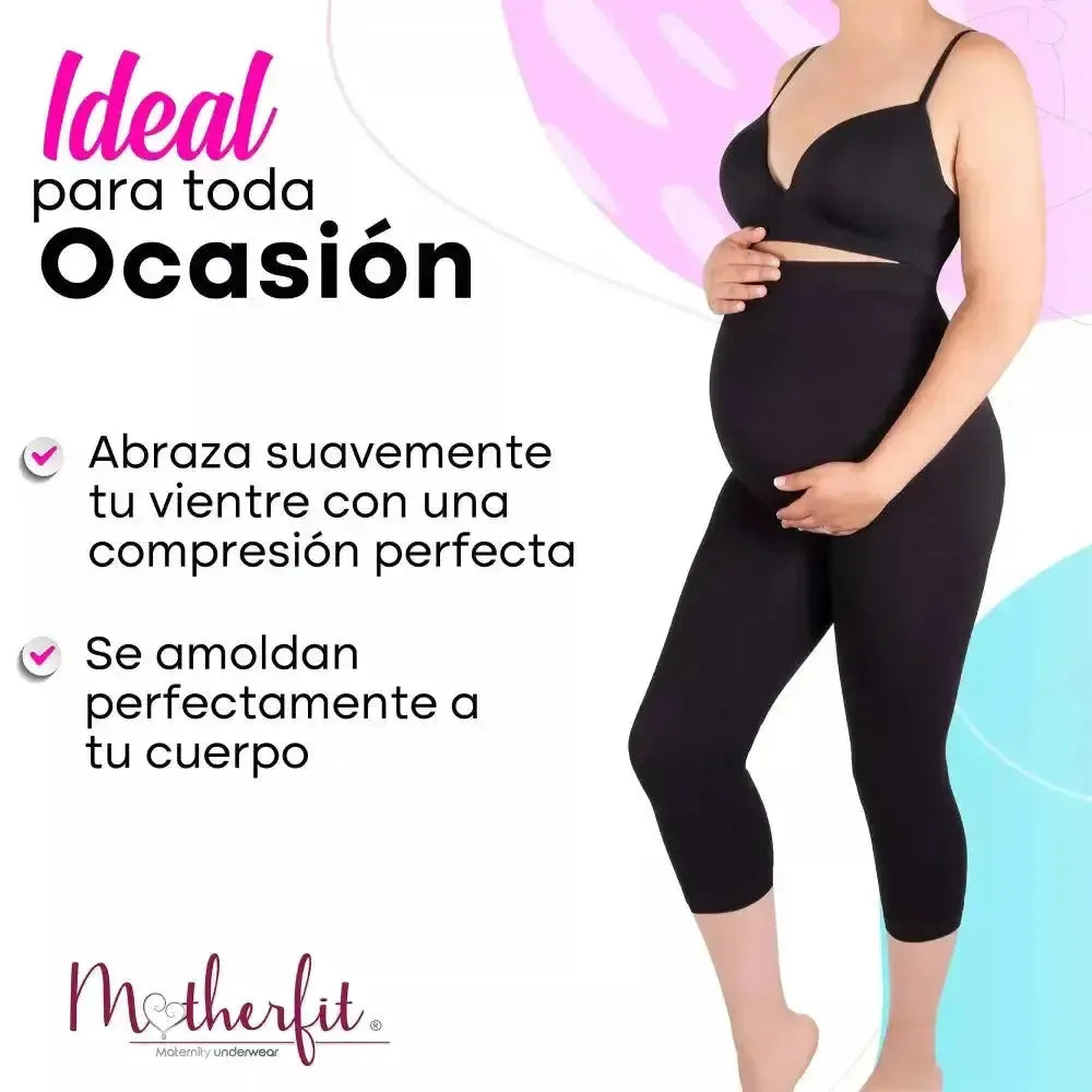 Capri para embarazadas Motherfit, Fajasymas