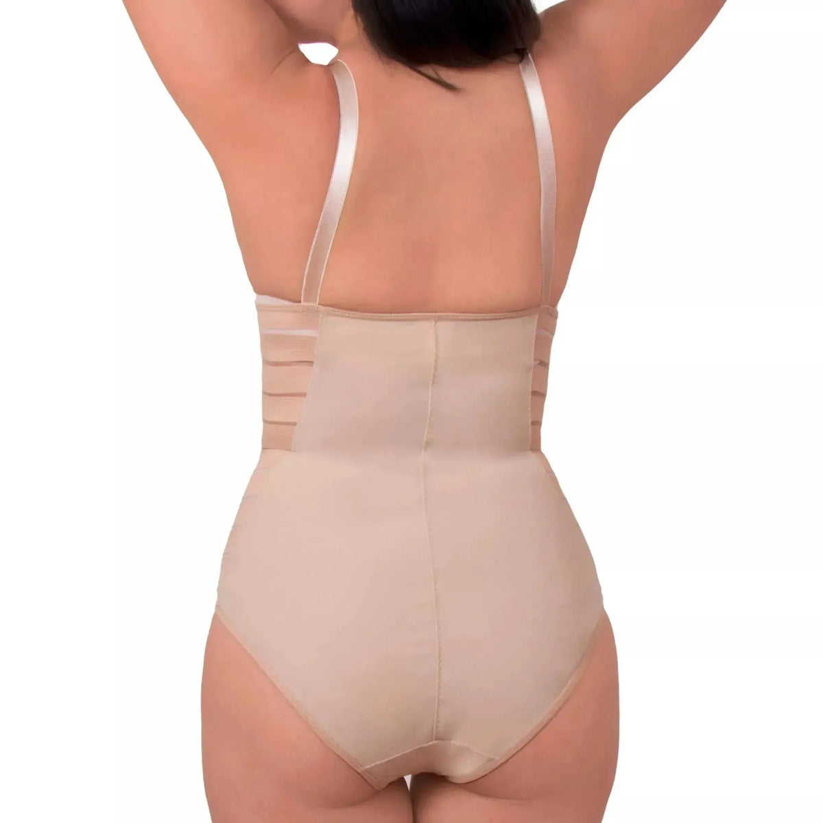 Faja Body Multilíneas Comprime El Abdomen Y Realza El Busto, Fajasymas