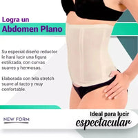 New Form Faja Cinturilla Control Refuerzo Central Con Tela Stretch, Fajasymas