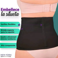 New Form Faja Moldeadora Cinturilla Control Con Tela Stretch Suave, Fajasymas