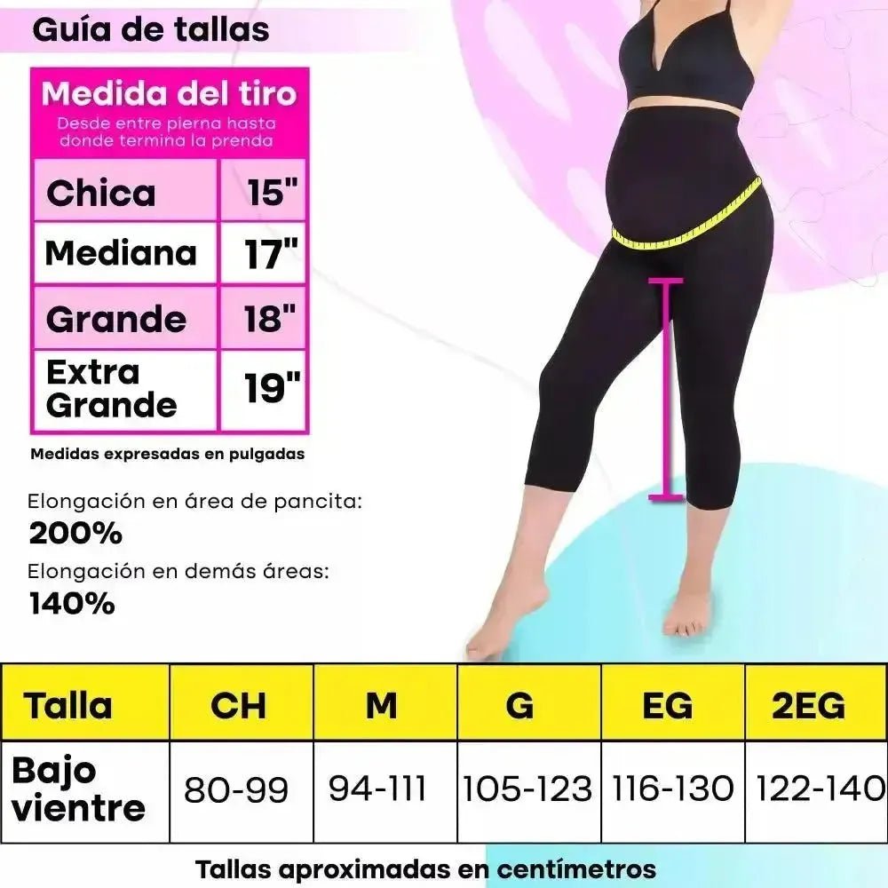 Capri para embarazadas Motherfit - Fajasymas