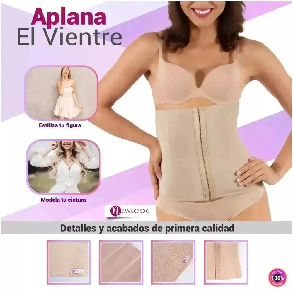 Faja Cinturilla Ultra Control Con Tela Suave y Alta Compresión New Look. Modelo 903 - Fajasymas