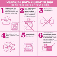 Faja Post Parto Alta Color Nude y Negro . New Form Imom - Fajasymas