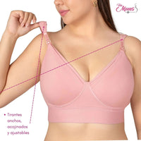 FOR MOMS - Bra de Lactancia con Refuerzo en la Espalda Sin Varilla - Fajasymas