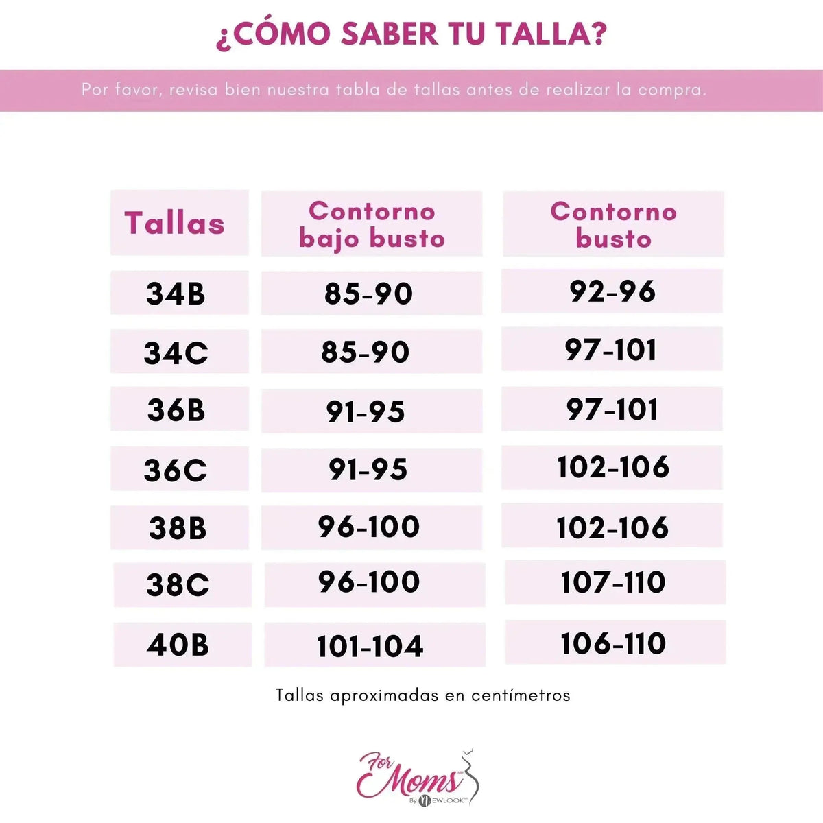 FOR MOMS - Bra de Lactancia con Refuerzo en la Espalda Sin Varilla - Fajasymas