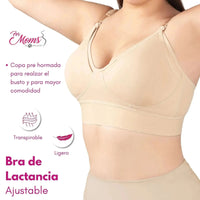 FOR MOMS - Bra de Lactancia con Refuerzo en la Espalda Sin Varilla - Fajasymas