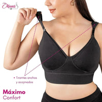 FOR MOMS - Bra de Lactancia con Refuerzo en la Espalda Sin Varilla - Fajasymas