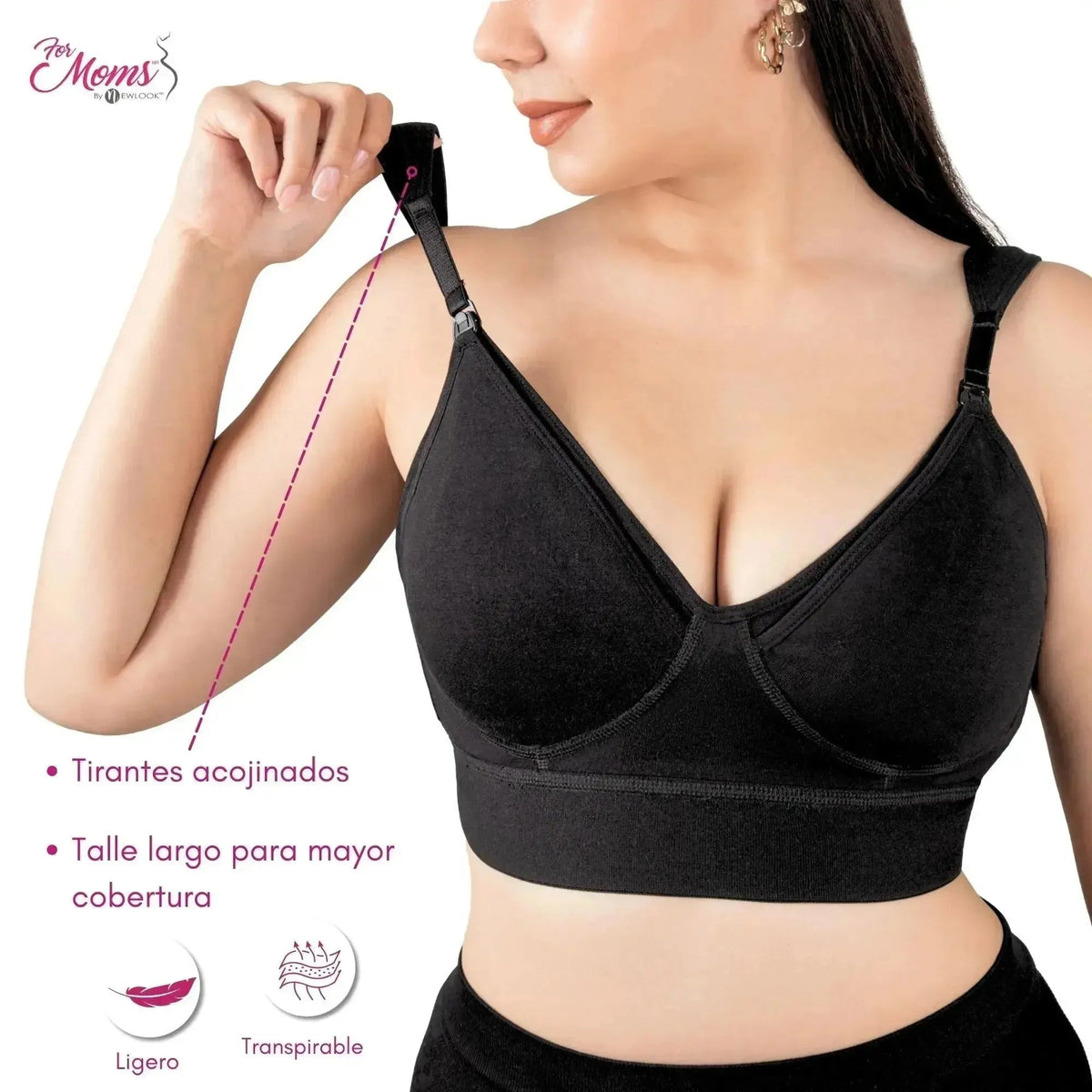 FOR MOMS - Bra de Lactancia sin Varilla - Fajasymas