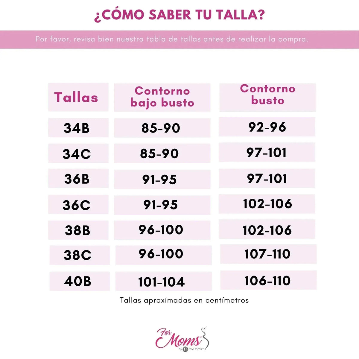 FOR MOMS - Bra de Lactancia sin Varilla - Fajasymas