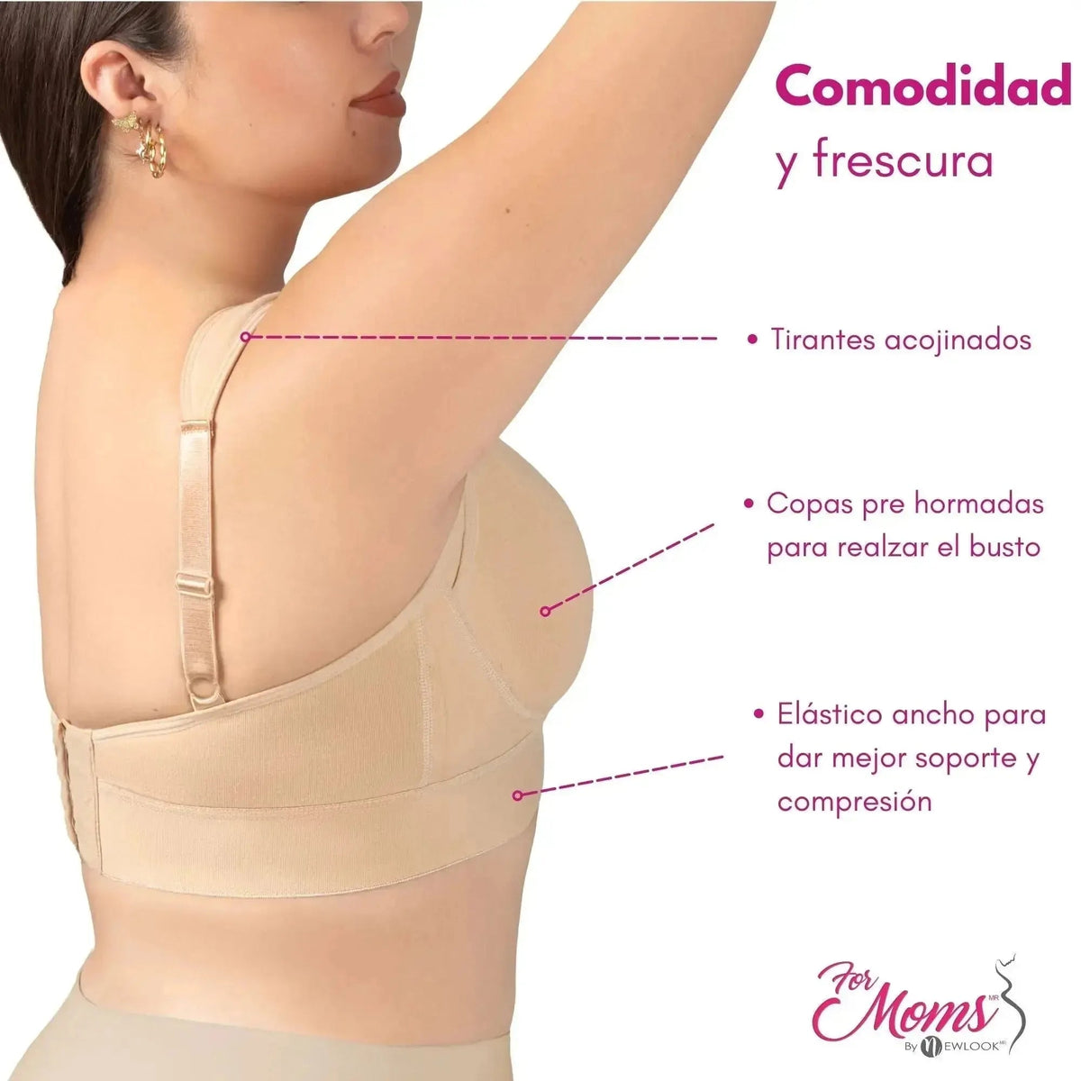 FOR MOMS - Bra de Lactancia sin Varilla - Fajasymas
