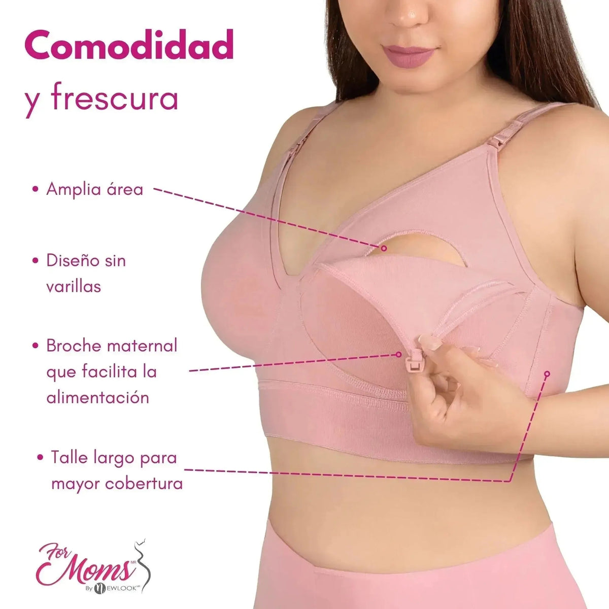 FOR MOMS - Bra de Lactancia sin Varilla - Fajasymas
