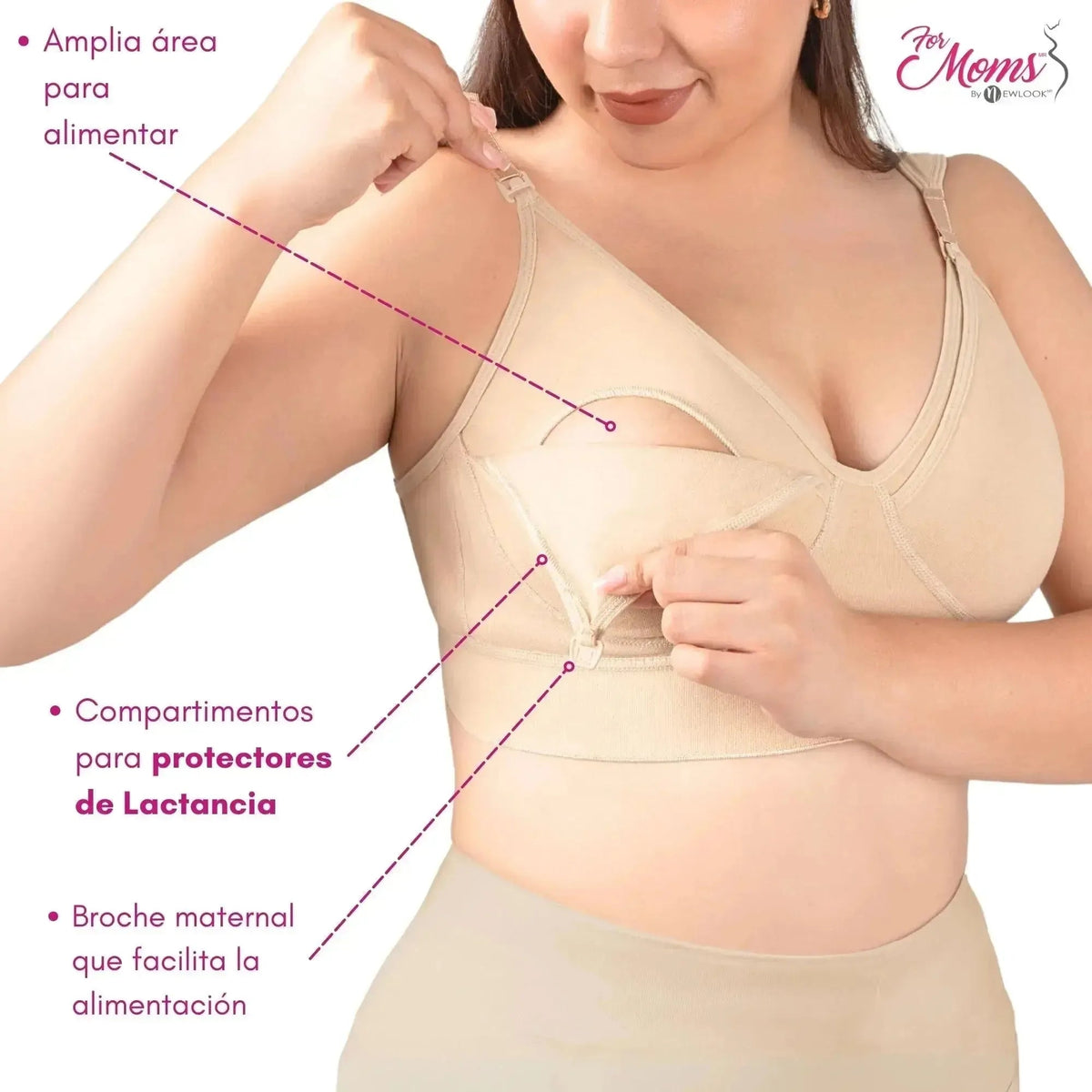 FOR MOMS - Bra de Lactancia sin Varilla - Fajasymas