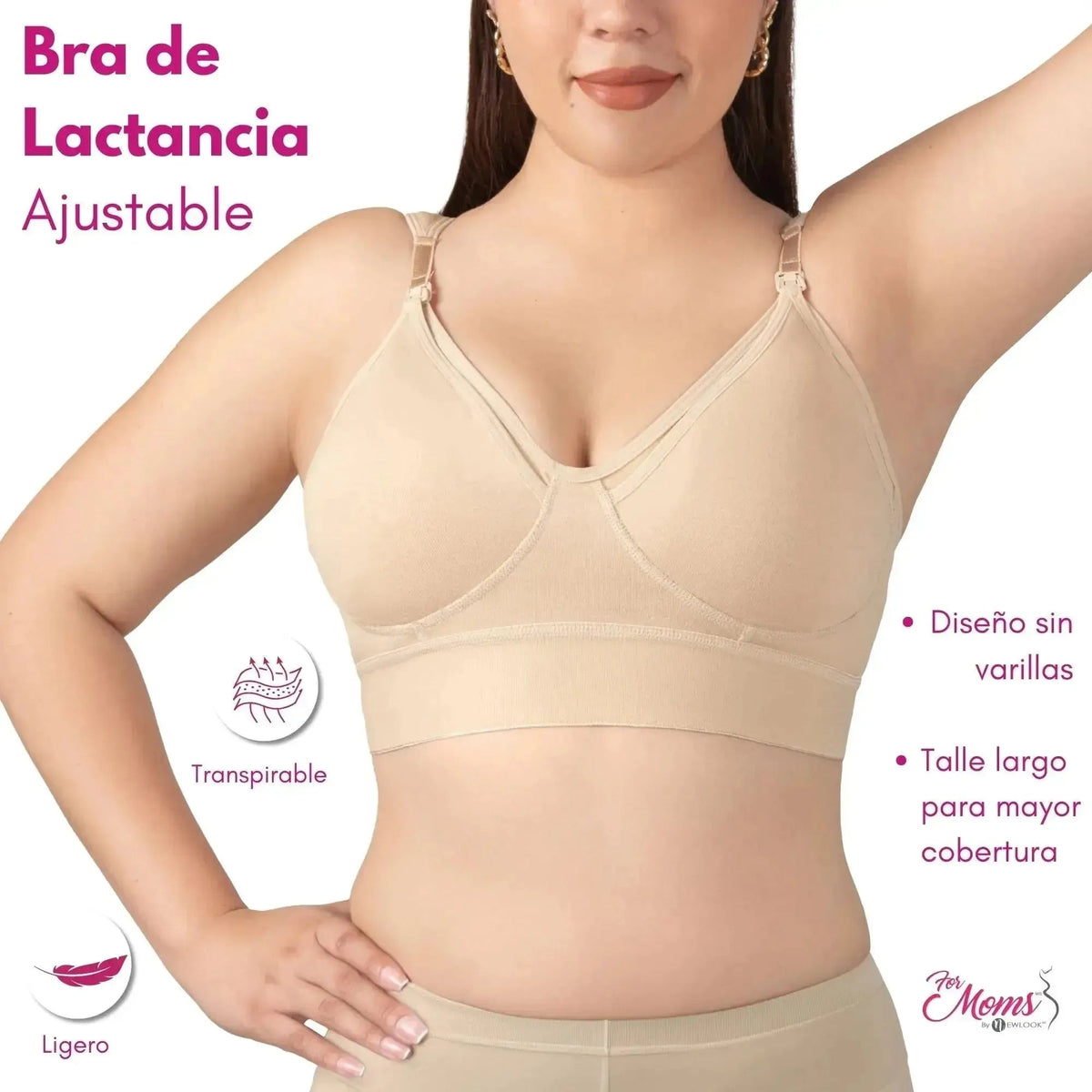 FOR MOMS - Bra de Lactancia sin Varilla. Modelo 507 - Fajasymas