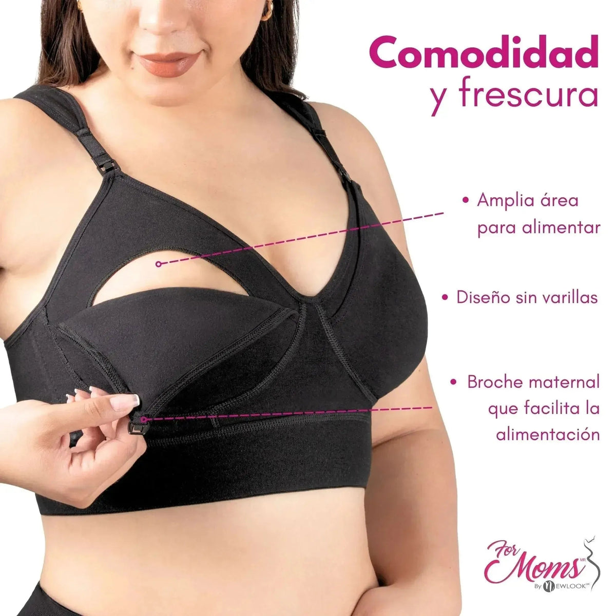 FOR MOMS - Bra de Lactancia sin Varilla. Modelo 507 - Fajasymas