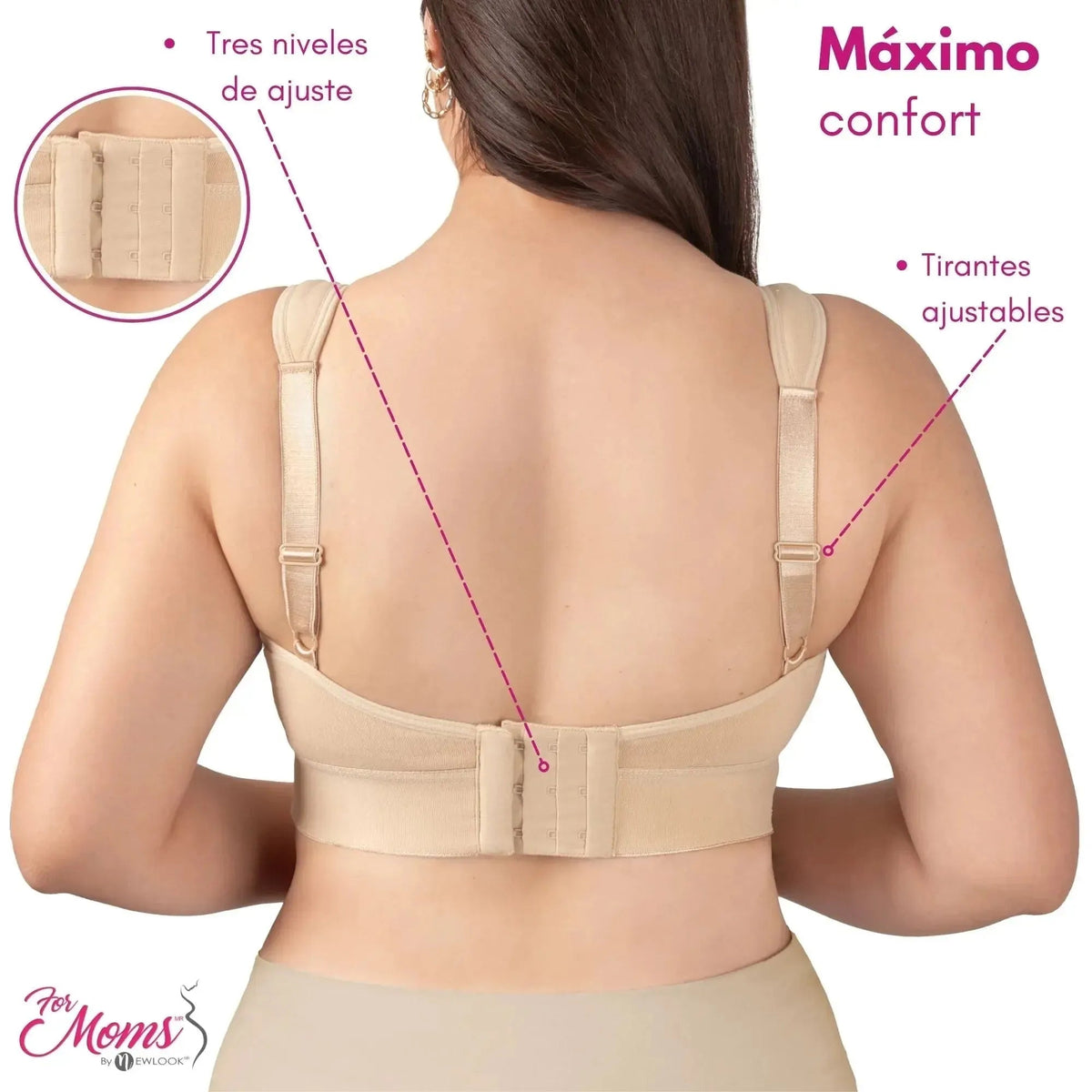FOR MOMS - Bra de Lactancia sin Varilla. Modelo 507 - Fajasymas