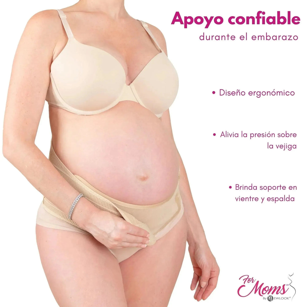 FOR MOMS - Cinturón Para Embarazadas Soporte Maternal. Modelo 581 - Fajasymas