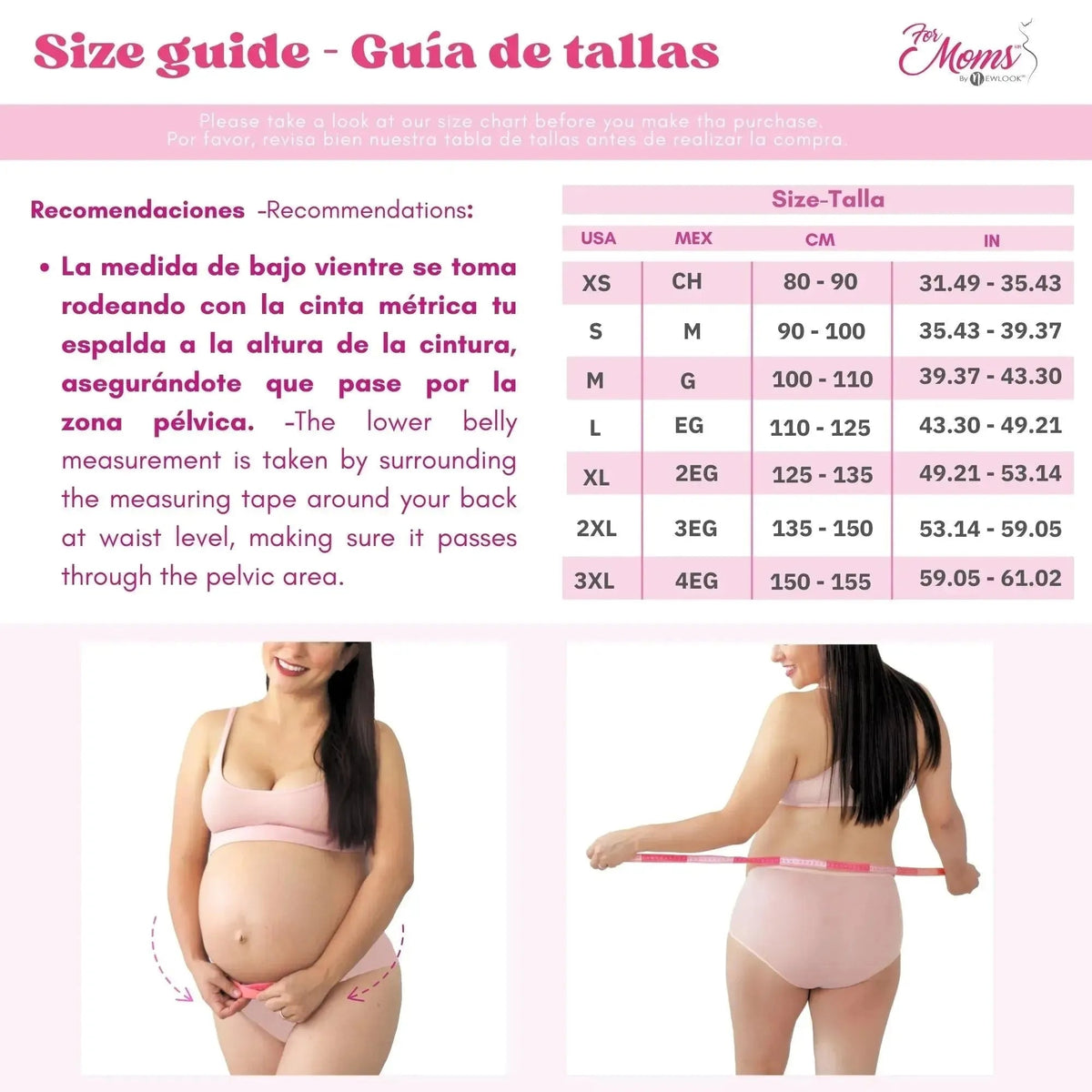 FOR MOMS - Cinturón Para Embarazadas Soporte Maternal. Modelo 581 - Fajasymas
