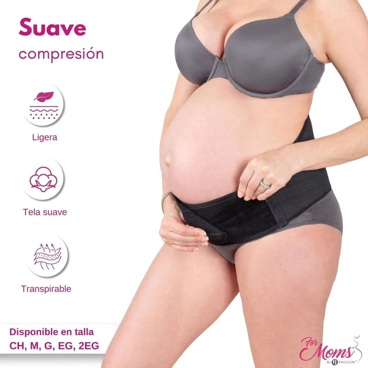 FOR MOMS - Cinturón Para Embarazadas Soporte Maternal. Modelo 581 - Fajasymas