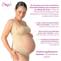 For Moms Faja Para Embarazo Tipo Chaleco Con Soporte Espalda - Fajasymas
