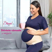 For Moms Fajas Para Embarazadas Soporte Maternal Tela Multilinea Suave - Fajasymas