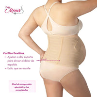 For Moms Fajas Para Embarazadas Soporte Maternal Tela Multilinea Suave - Fajasymas