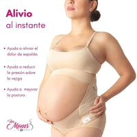 For Moms Fajas Para Embarazadas Soporte Maternal Tela Multilinea Suave - Fajasymas