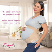 For Moms Fajas Para Embarazadas Soporte Maternal Tela Multilinea Suave - Fajasymas