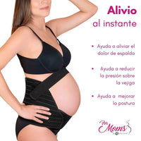For Moms Fajas Para Embarazadas Soporte Maternal Tela Multilinea Suave - Fajasymas