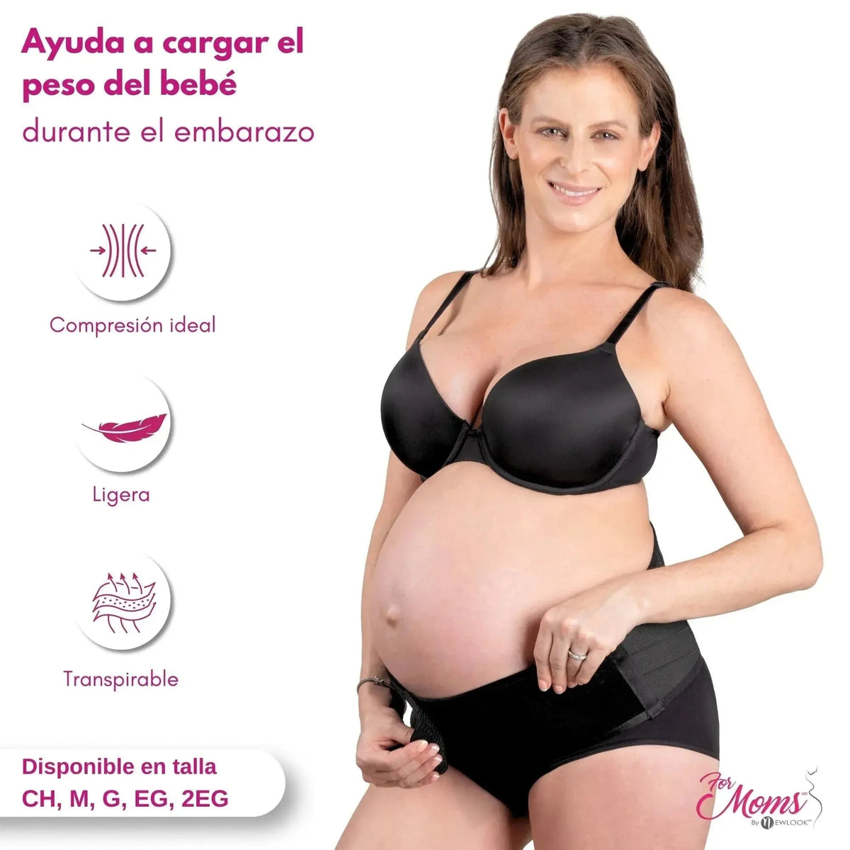 For Moms Panty Cinturón Maternal Para Embarazadas - Fajasymas