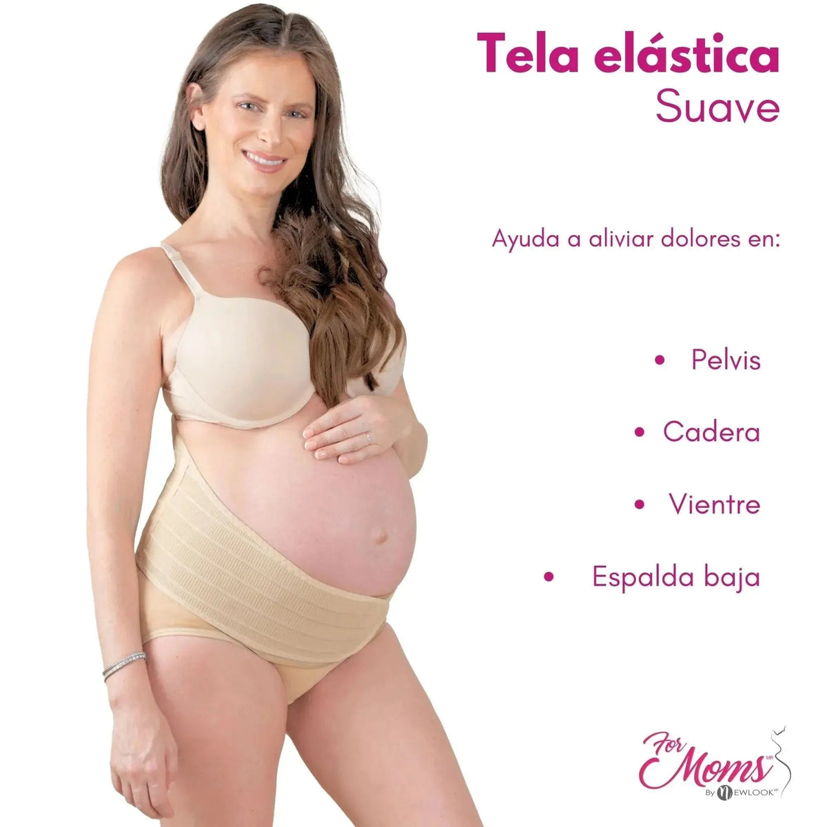 FOR MOMS - Panty Cinturón Maternal Para Embarazadas. Modelo 582 - Fajasymas