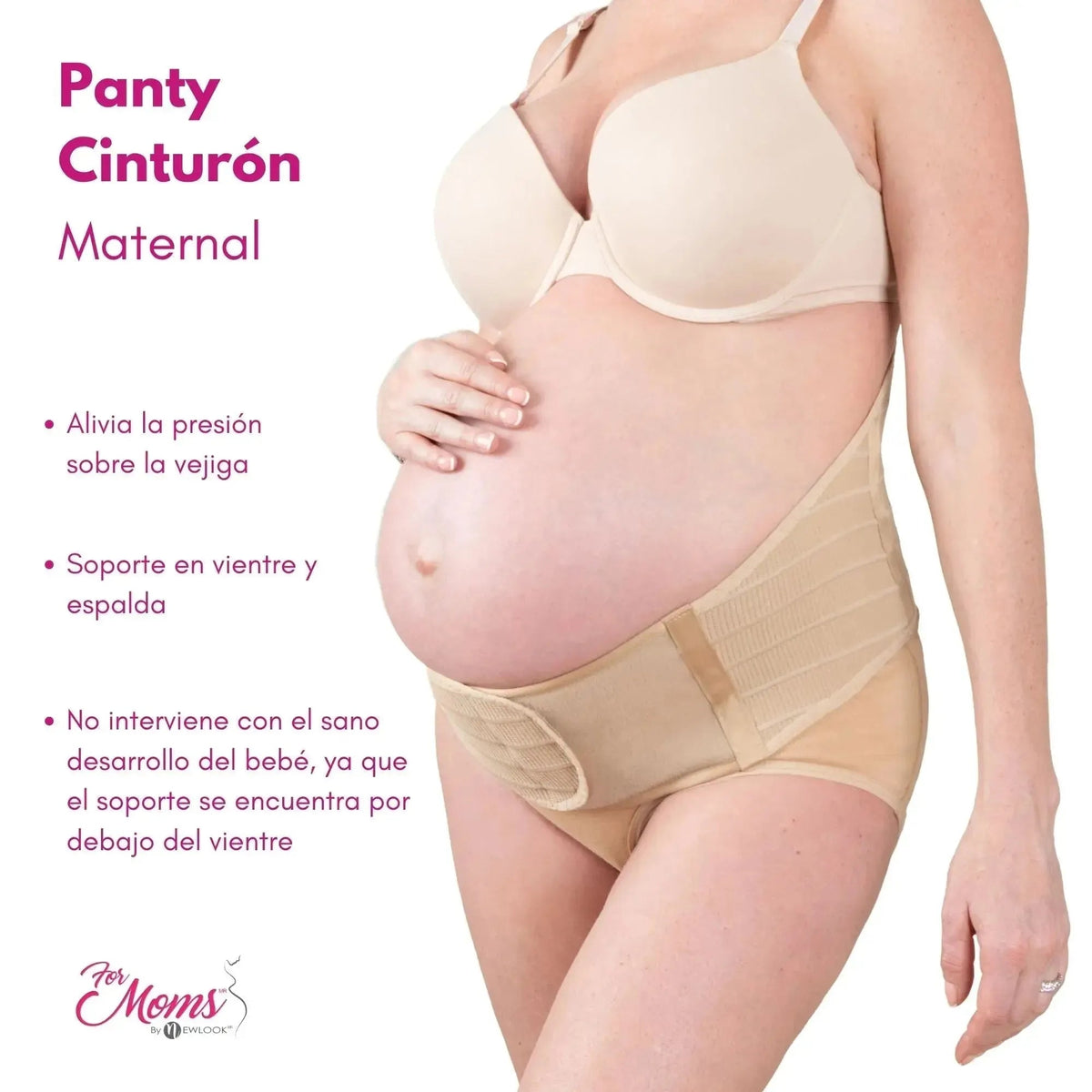 FOR MOMS - Panty Cinturón Maternal Para Embarazadas. Modelo 582 - Fajasymas