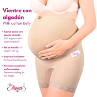 FOR MOMS - Panty Faja Maternal Ajustable Con Algodón Elástico Sobre Vientre. Modelo 583 - Fajasymas