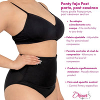 FOR MOMS - Panty Faja Postparto Corta Calzon. Modelo 575 - Fajasymas