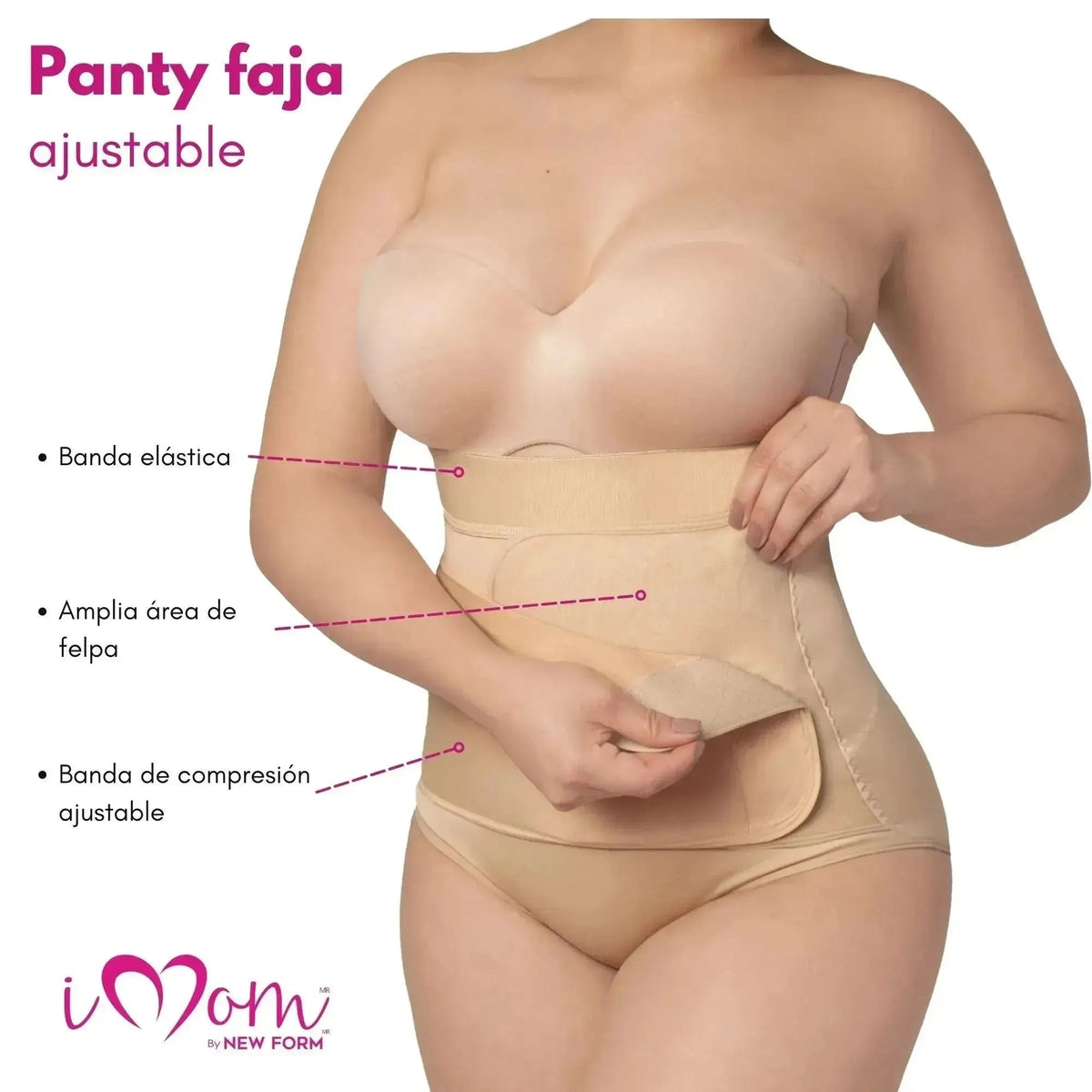 IMOM - Panty Postparto Alta. Modelo 435 - Fajasymas
