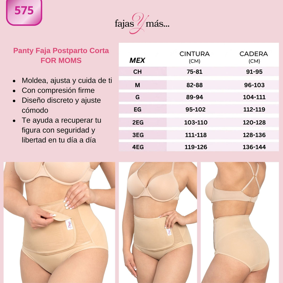 Kit recuperación postparto completa - Fajasymas