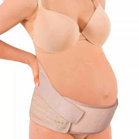 MOTHERFIT - Soporte Maternal Con Tela Multilíneas Con Refuerzos Elásticos. Modelo 107 - Fajasymas