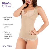 NEW FORM - Faja Camiseta Modeladora Con Tela De Alta Compresión. Modelo 9920 - Fajasymas