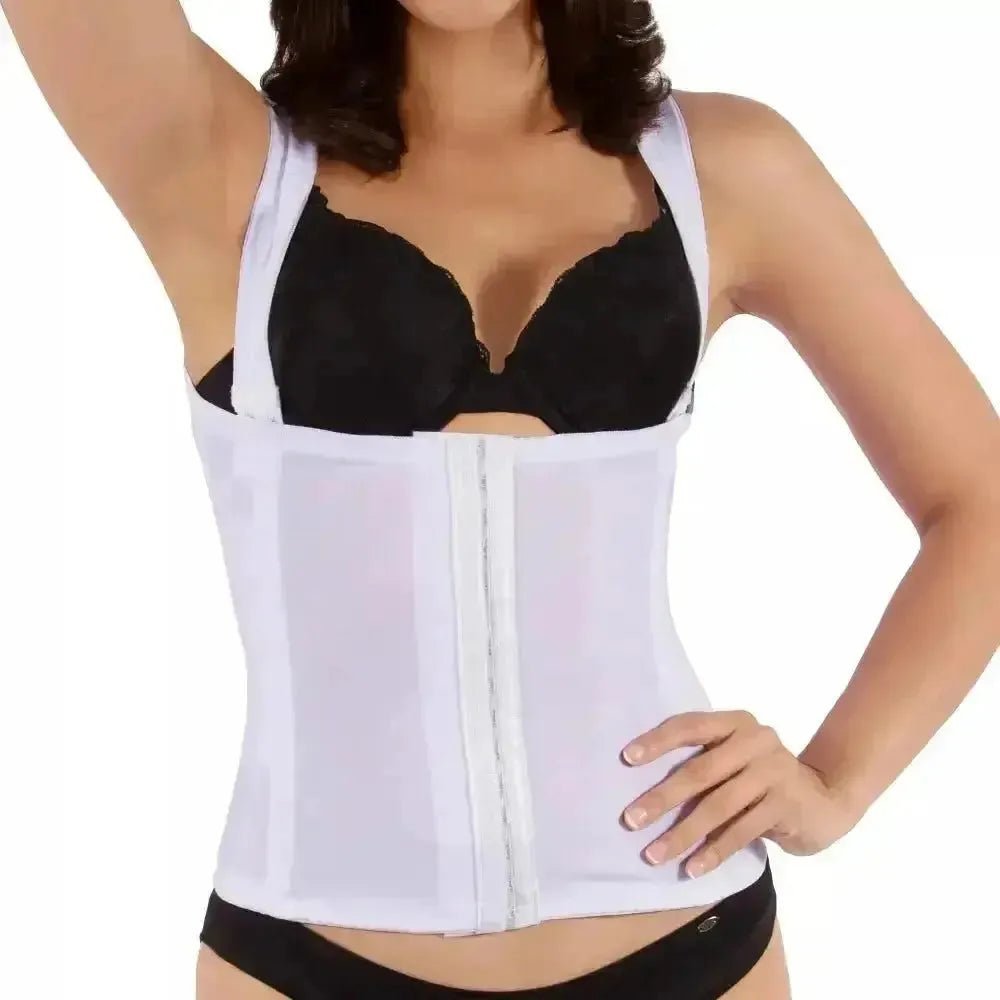 NEW FORM - Faja Chaleco Modelador Y Corrector De Postura Blanco. Modelo 1218 - Fajasymas