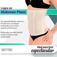 New Form Faja Cinturilla Control Refuerzo Central Con Tela Stretch - Fajasymas