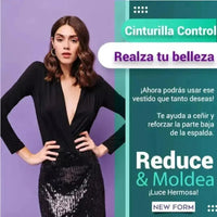 NEW FORM - Faja Cinturilla Control Refuerzo Central Con Tela Stretch. Modelo 1203 - Fajasymas