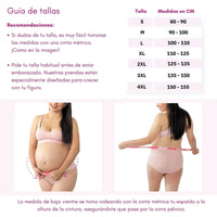 New Form Faja Para Embarazada Soporte Maternal Con Tela Ajustable Color Blanco - Fajasymas