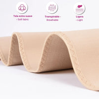 NEW FORM - Faja Postparto Envolvente Corta Con Varillas Flexibles Color Nude. Modelo 1101 - Fajasymas
