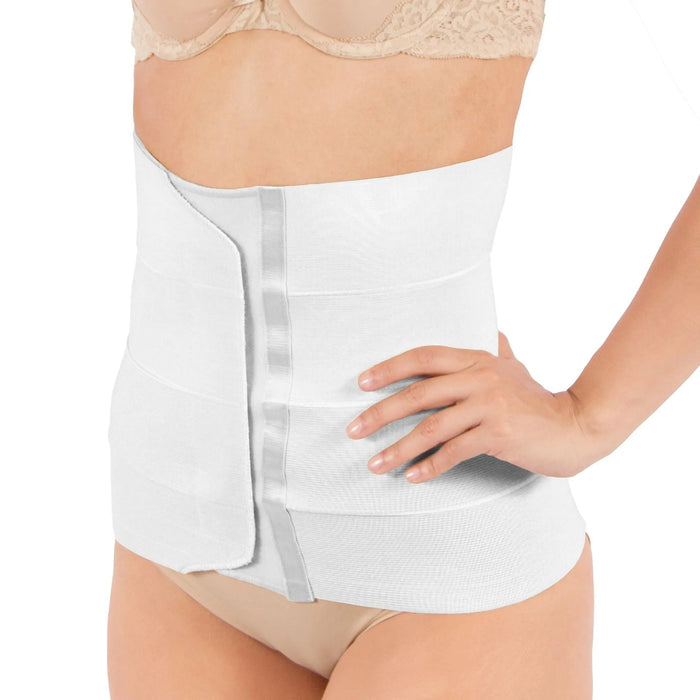 NEW FORM - Faja Postparto Y PostCirugia Envolvente Larga Abdomen Completo Color Blanco. Modelo 1023 - Fajasymas