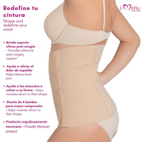 NEW FORM - Faja Postparto Y PostCirugia Envolvente Larga Abdomen Completo. Modelo 1023 - Fajasymas