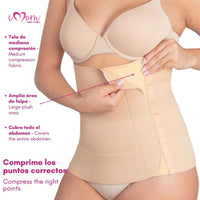 NEW FORM - Faja Postparto Y PostCirugia Envolvente Larga Abdomen Completo. Modelo 1023 - Fajasymas