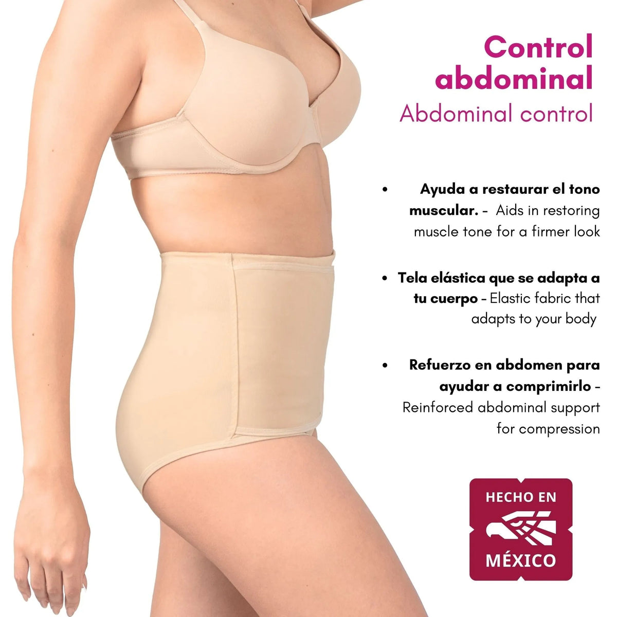 New Form - iMom – Panty Faja Postparto Cesárea Vientre Ajustable - Fajasymas