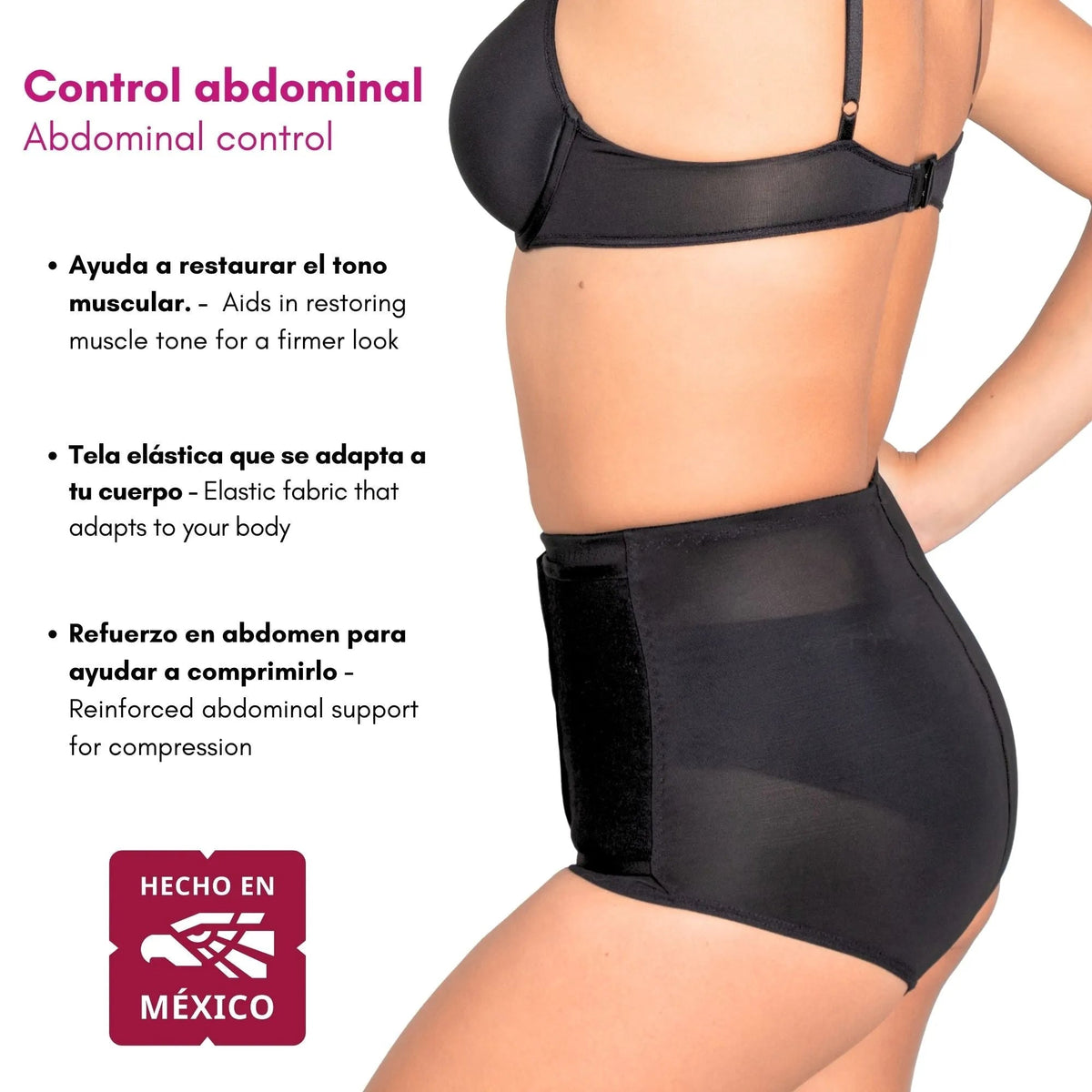 New Form - iMom – Panty Faja Postparto Cesárea Vientre Ajustable - Fajasymas